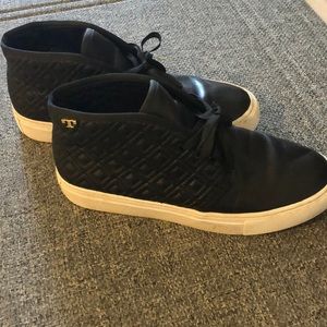 Black Tory Burch ,  ankle shoes size 7 1/2